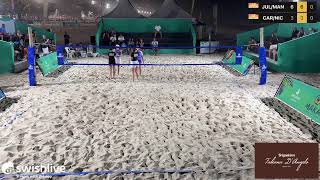 Beach tennis Makai  Desafio Rio x SP  JuliaManuella x CarolineNicole [upl. by Clarkson]