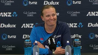 Lea Tahuhu Post Match Media  WHITE FERNS v Pakistan  Hagley Oval [upl. by Tori487]