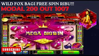 Mega888 Today  WILD FOX  Slot Game Play Malaysia [upl. by Charry927]