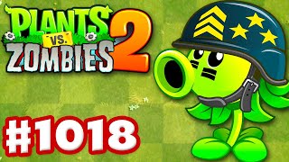 MEGA GATLING PEA New Plant  Plants vs Zombies 2  Gameplay Walkthrough Part 1018 [upl. by Egroeg]