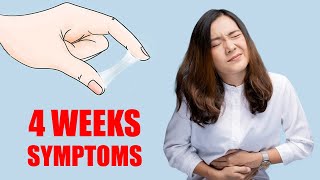 4 Weeks Pregnant Symptoms  Early Pregnancy Symptoms [upl. by Eerpud]