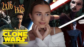 STAR WARS THE CLONE WARS  2x16 amp 1x16 Reaction [upl. by Rases]