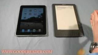 Apple iPad vs the Amazon Kindle DX Graphite [upl. by Woody]