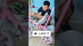 Unboxing Baby TriCycle Very excited to see baby tricycle unboxing happy [upl. by Adeline735]