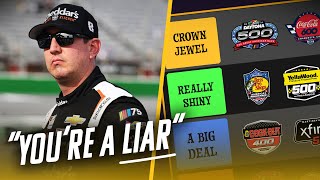 Kyle Busch SLAMS LaJoie Stenhouse  Putting Every NASCAR Race in a Tier List [upl. by Wicks]