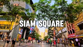 Siam Square Soi 7 Bangkok walk 4k [upl. by Zetra]