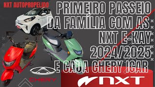 Rolê em família agora 100 eletrificada NXT eKay 2025 e 2024  Chery iCar 100 elétrico 2023 [upl. by Aurora721]