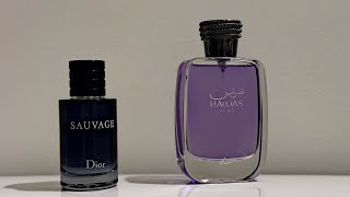 THE NEW BEST VERSATILE FRAGRANCE RASASI HAWAS VS DIOR SAUVAGE  MENS FRAGRANCES 2024 [upl. by Nol652]