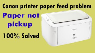 How to fix a Canon paper feed problem on on Canon iSENSYS LBP6020 solved by technical jasis [upl. by Emmit579]