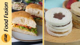 Quick amp Easy Egg Mayo Sandwich amp Fluffernutter Sandwich Recipes by Food Fusion [upl. by Leonardo570]