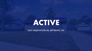 Active in 3415 Valleywood Dr Kettering OH Contact me for a showing [upl. by Emmanuel]