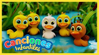 Cinco Patitos  Canciones Infantiles [upl. by Eirellam]