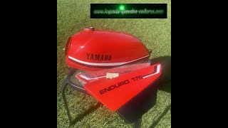 Original 1981 Yamaha DT175H Chappy Red Paint 42 Years Old [upl. by Darell]