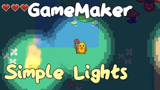 Simple 2D Lighting  GameMaker Tutorial [upl. by Noremmac168]