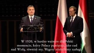 Viktor Orbán „Polak Węgier dwa bratanki i do szabli i do szklankiquot [upl. by Eiramenna]