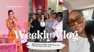 Weekly Vlogita features BTS of Black Girls In Media Conference NYC Trip and HHW Retreat [upl. by Gnas]