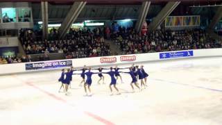 Saxony Ice Pearls Novice  Deutsche Meisterschaft 2014 [upl. by Atsahs]