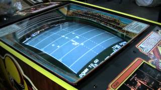 239 Atari FOOTBALL quotXs and Osquot Arcade Video Game cocktail table  TNT Amusements [upl. by Church]