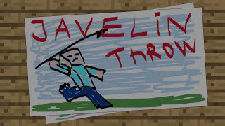 Javelin throw Minecraft Animation [upl. by Lantha]