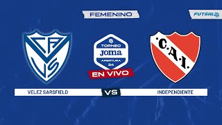 Vélez Sarsfield v Independiente  Reserva Desempate Torneo Joma Apertura [upl. by Ezarras]