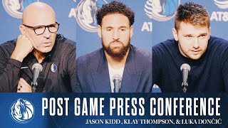 Jason Kidd Klay Thompson amp Luka Dončić  Post Game Press Conference GSW  111224 [upl. by Ereveneug]