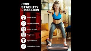 Vibration Plate Exercise Machine [upl. by Oriel]