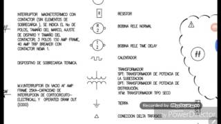 SIMBOLOGIA ELECTRICA [upl. by Ecirted838]