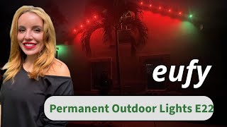 eufy Permanent Outdoor Lights E22  Best Permanent Seasonal Decoration Home Lights [upl. by Anaeed]