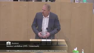 Markus Leinfellner  Gesundheitsberufe Digitale Sammelurkunde  1132021 [upl. by Essilem499]