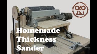 DIY  Thickness Sander with Feeder  Drum Sander Part I [upl. by Haissem390]