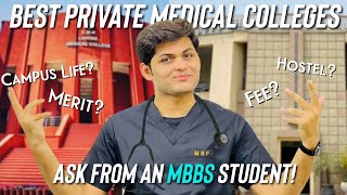 Top Ten Private Medical and Dental Colleges in Punjab with Best Campuses 🇵🇰  Preference Guide [upl. by Noguchi]