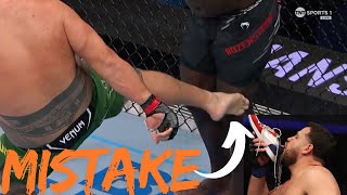 Tuivasa Gets Leg Busted Up Throwing Kick  1 Basic Mistake [upl. by Lichter]