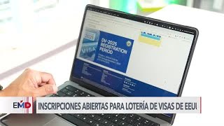 Inicia inscripción de Lotería de Visas de Estados Unidos [upl. by Anaugal]