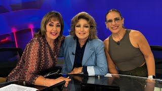 Angélica María y Angélica Vale visitan Telediario Mediodía con María Julia Lafuente [upl. by Wesa872]