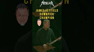 James Hetfield Fastest Down Pick Guitar Player ever metallica [upl. by Rengia129]