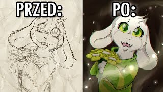 Asriel Dreemurr z Undertale  Speedpaint [upl. by Guenevere]