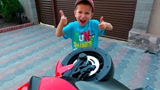 Unboxing Assembling and riding Sportbike BMW 12 volt  Childrens bike [upl. by Andrews363]