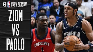 Zion Williamson vs Paolo Banchero DUEL Highlights 🔥 [upl. by Cooperstein]