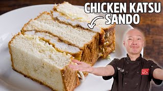 Super Crispy amp Delicious Chicken Katsu Sando [upl. by Wandie]