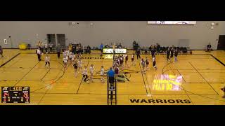 Waupun High School vs Winneconne High School Girls Varsity Volleyball [upl. by Nedyrb]