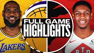 LAKERS at RAPTORS  FULL GAME HIGHLIGHTS  November 1 2024 [upl. by Valdes821]