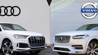 ❌️❌️Audi Q7 2017 🆚 Volvo XC90 2016 Crash Test 😱😱❌️❌️❌️ [upl. by Dreeda]