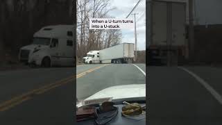 Epic Truck UTurn Fails Compilation 🚛  Wildest SemiTruck Mistakes amp Close Calls on the Road [upl. by Frech]