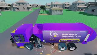 Roblox Garbage truck game Blacktown City Council Red bins garbagetruck garbage [upl. by Weslee722]