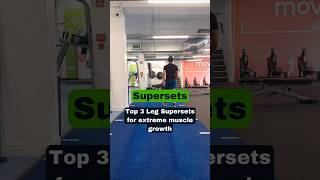 Unlock your lower body potential Check out these top supersets to build strength and power 💪 [upl. by Fairlie]