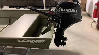 Lowe 1436L with a Suzuki 99 HP [upl. by Brasca592]