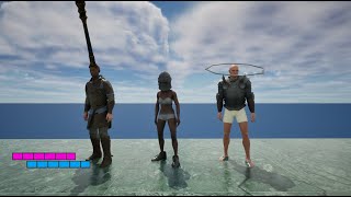 Unreal Engine 54 Create your own game tutorial  77 Customize NPC and new Leather armor [upl. by Ahsimet]