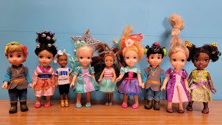 Crazy hair day  Elsa amp Anna toddlers at school  Barbie dolls [upl. by Weissmann]