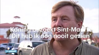 Koning bezoekt SintMaarten ‘Dit heb ik nog nooit gezien  RTL NIEUWS [upl. by Estelle898]