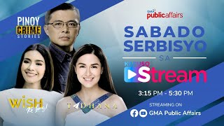 Kapuso Stream TADHANA WISH KO LANG PINOY CRIME STORIES  LIVESTREAM  MAY 25 2024 [upl. by Magbie]